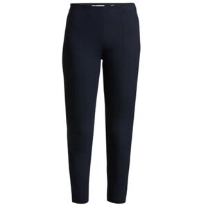 Vince Stitch Front Seam Ponte Legging Side Zipper Size XS Coastal Blue